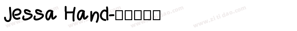 Jessa Hand字体转换